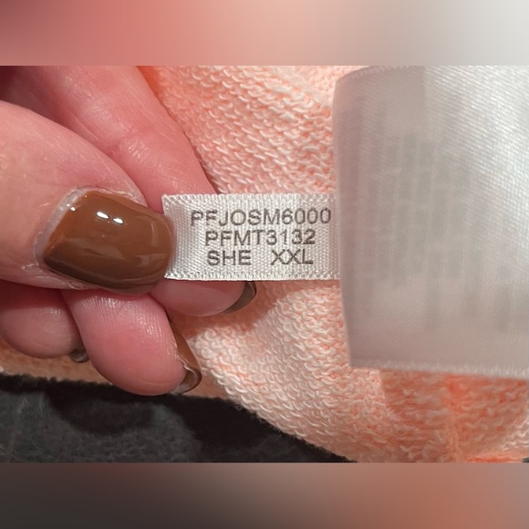 Calvin Klein Peach Hoodie Sweatshirt for Women - Picture 3 of 4